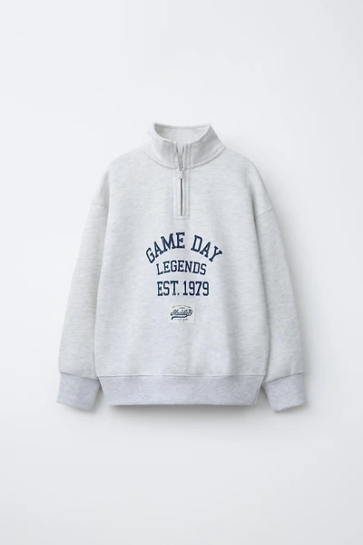 TEXT JOGGING SWEATSHIRT