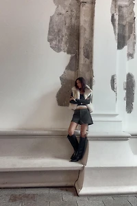 FAUX FUR VEST