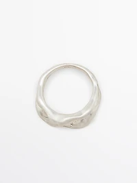 Abstract metal ring