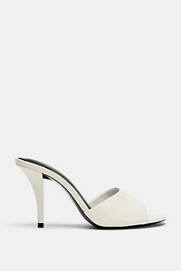 SLINGBACK HEELED SANDALS