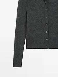 Cardigan 100 % laine - Studio