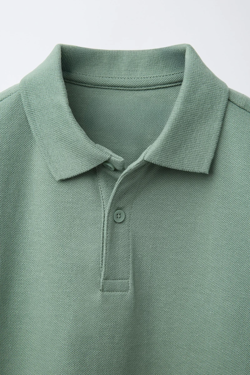 BASIC PLAIN POLO SHIRT