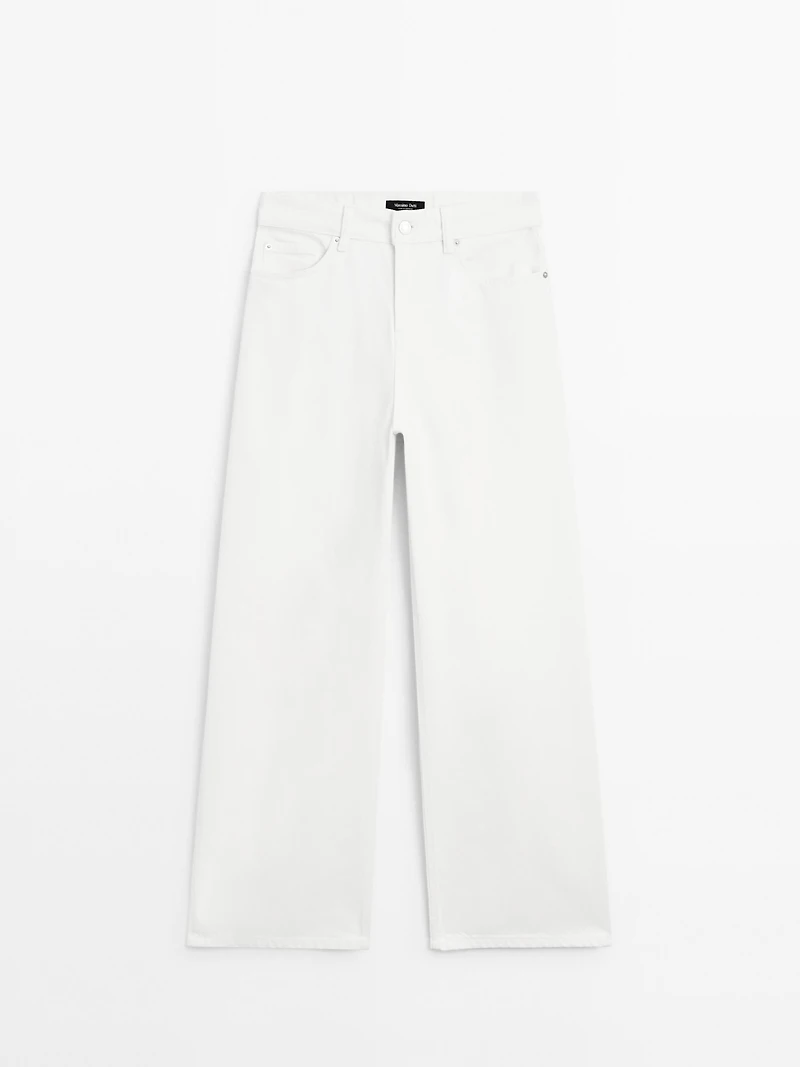 Jean barrel fit taille haute