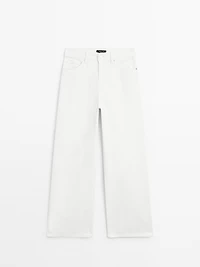 Jean barrel fit taille haute