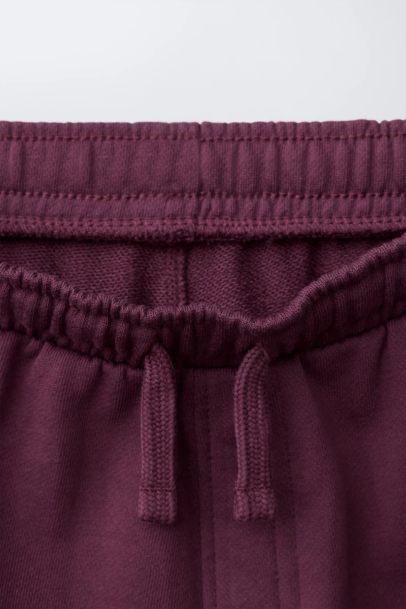 PLUSH JOGGING SHORTS