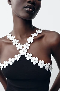 FLORAL HARDWARE STRETCH BODYSUIT
