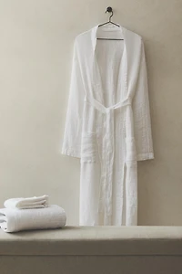 PEIGNOIR LIN WAFFLE