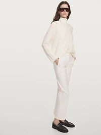 Straight-leg technical trousers