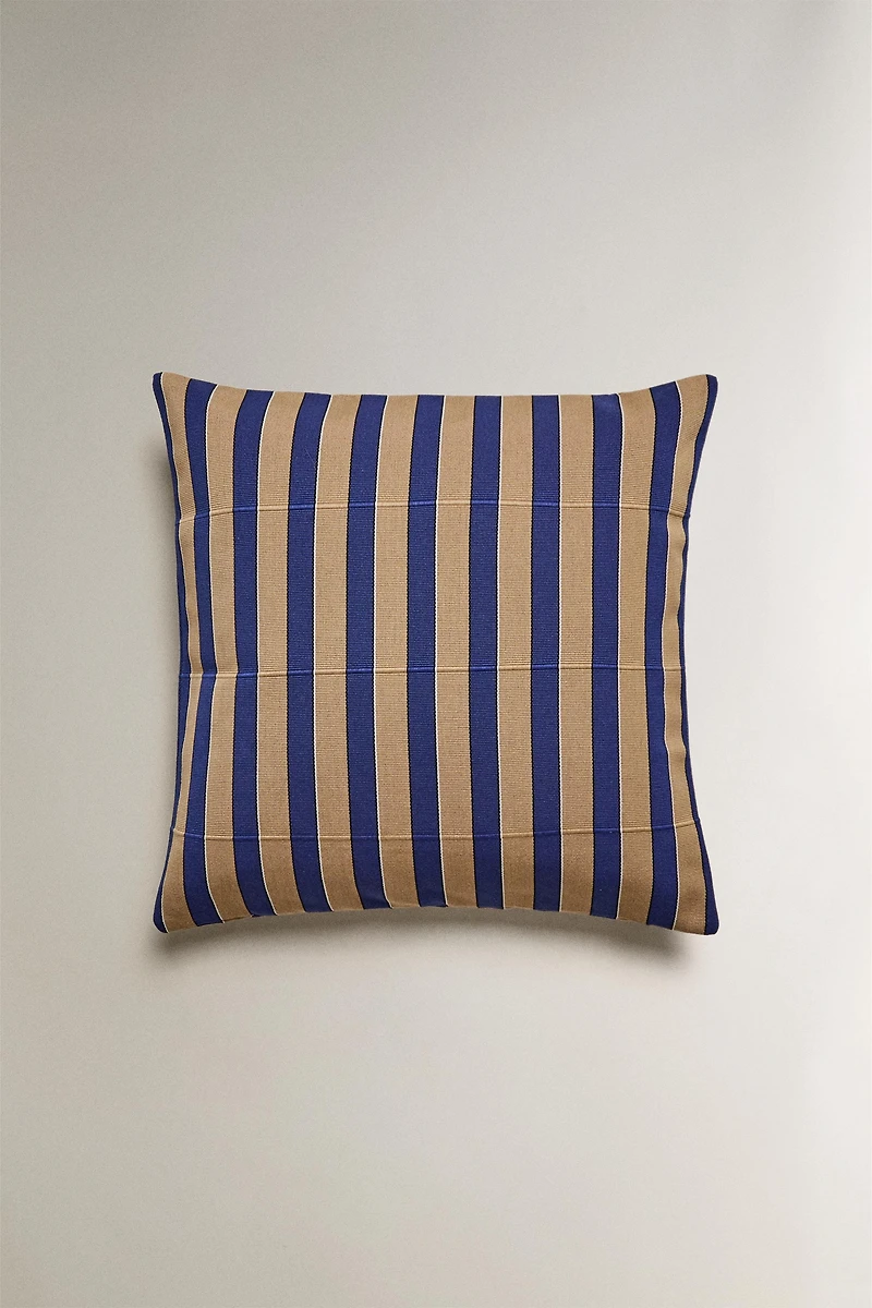 HOUSSE COUSSIN RAYURES