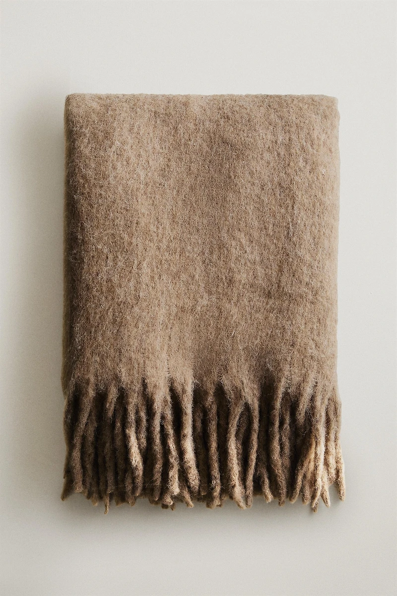 FRINGED SOFT BLANKET