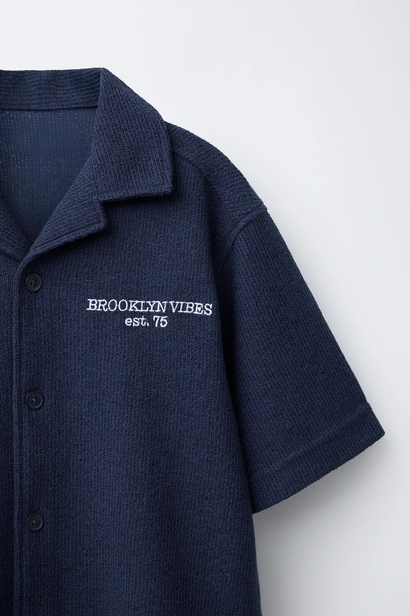 EMBROIDERED RUSTIC SHIRT