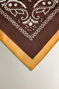 PAISLEY COTTON PET BANDANA