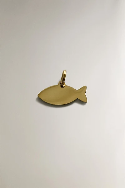 STAINLESS STEEL FISH PET CHARM