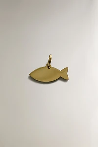 STAINLESS STEEL FISH PET CHARM