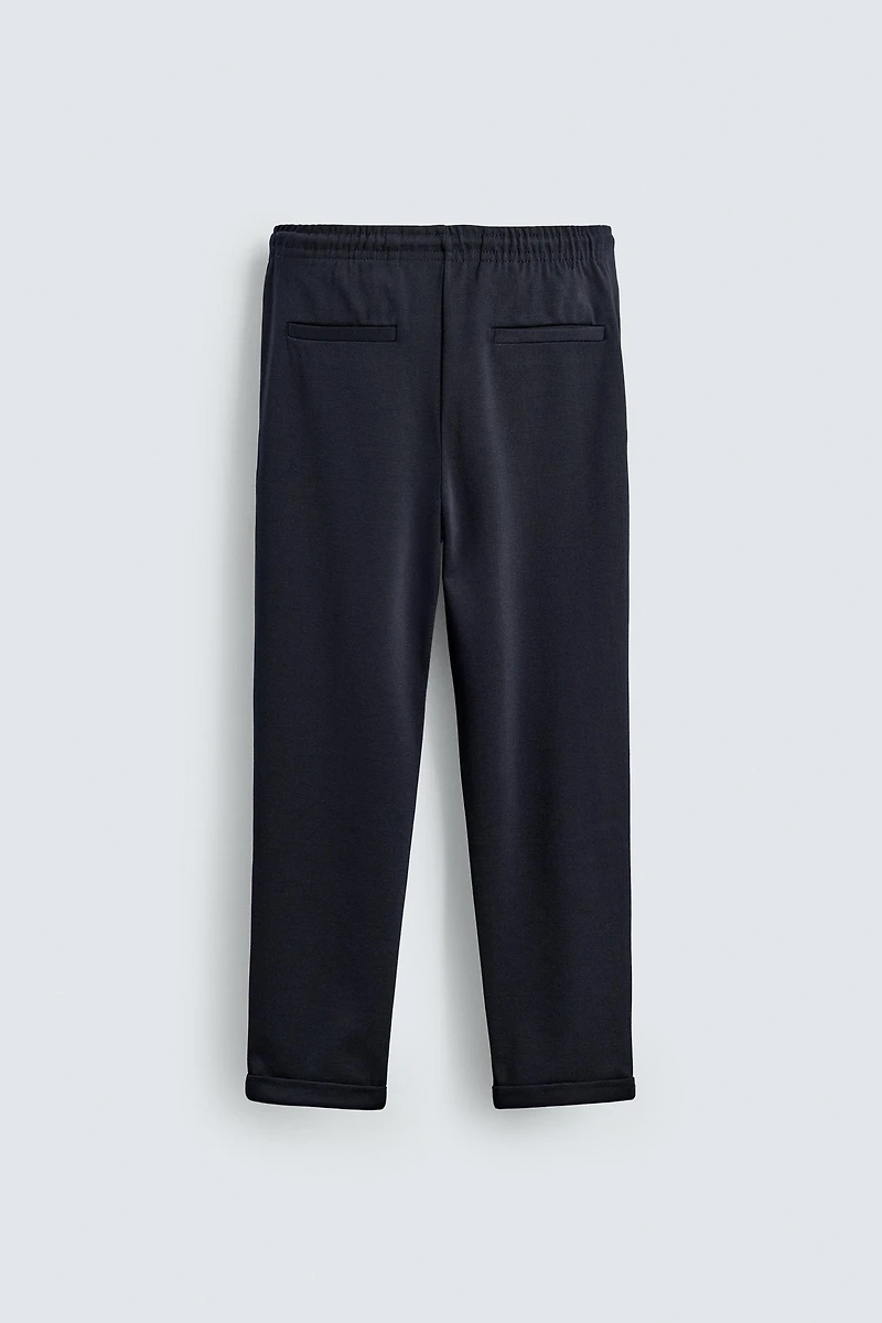 PANTALON STYLE JOGGING CONFORT SANS REPASSAGE