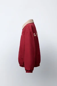 HORSE PRINT BOMBER JACKET