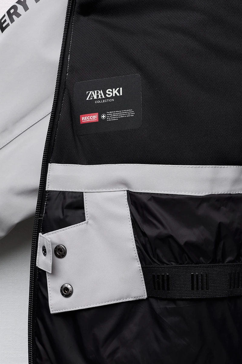 WATER-RESISTANT AND WINDPROOF KANGAROO JACKET RECCO® SYSTEM SKI COLLECTION