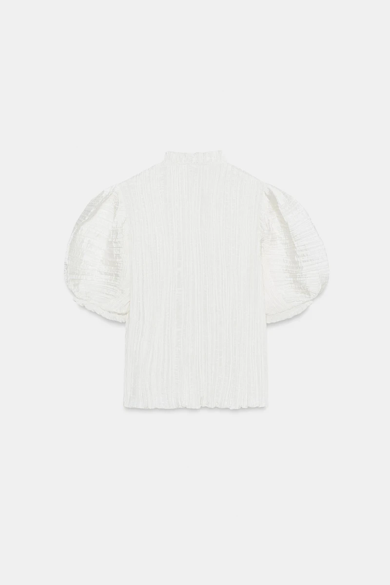 ZW COLLECTION PLEATED BLOUSE