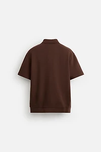 JACQUARD TEXTURED POLO SHIRT