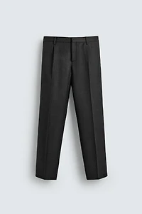 100% WOOL TWILL SUIT PANTS AARON LEVINE X ZARA