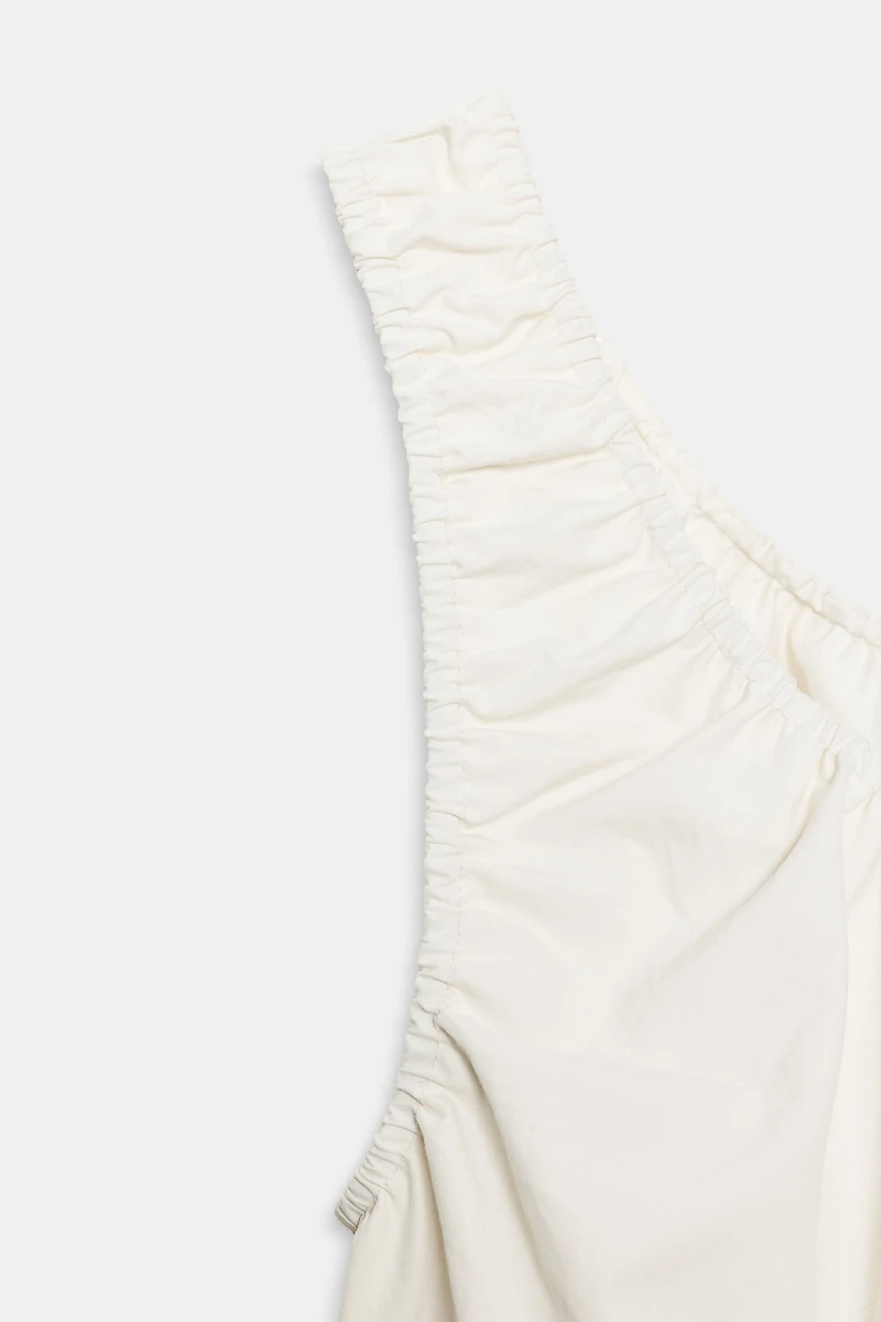 POPLIN BALLOON TOP
