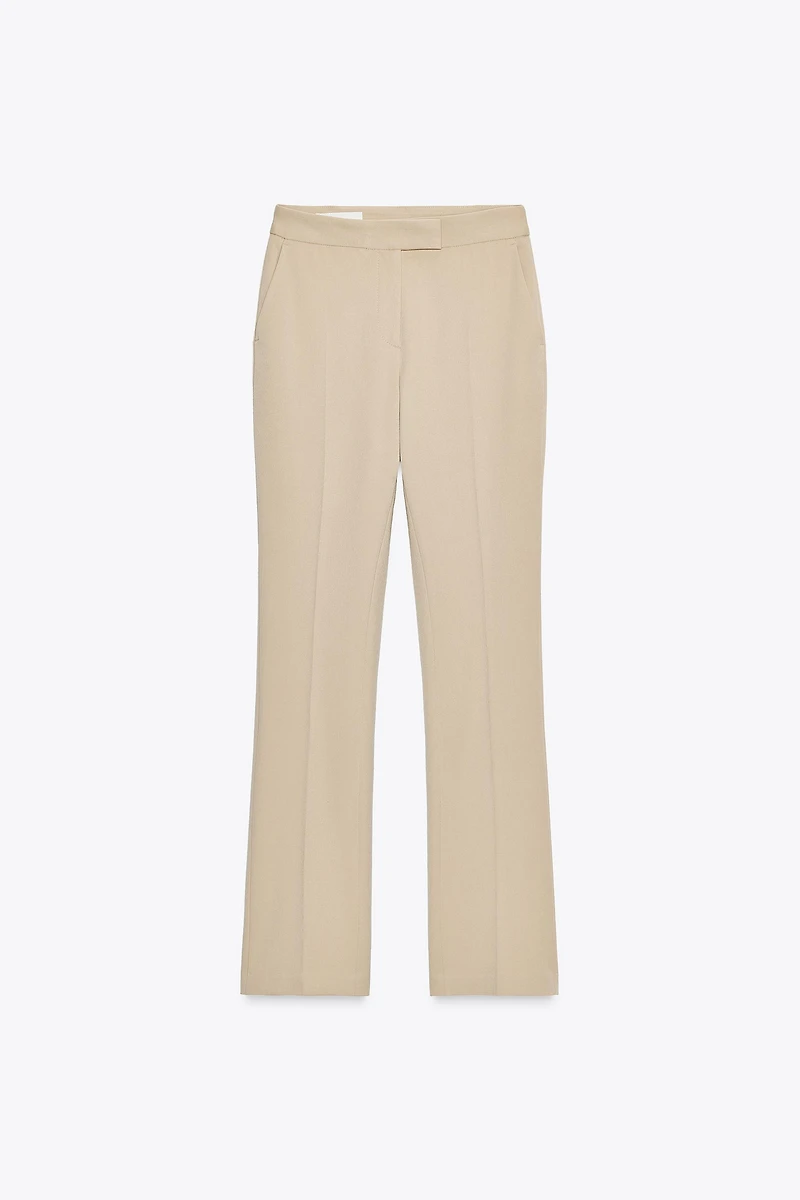LOW RISE FLARE PANTS