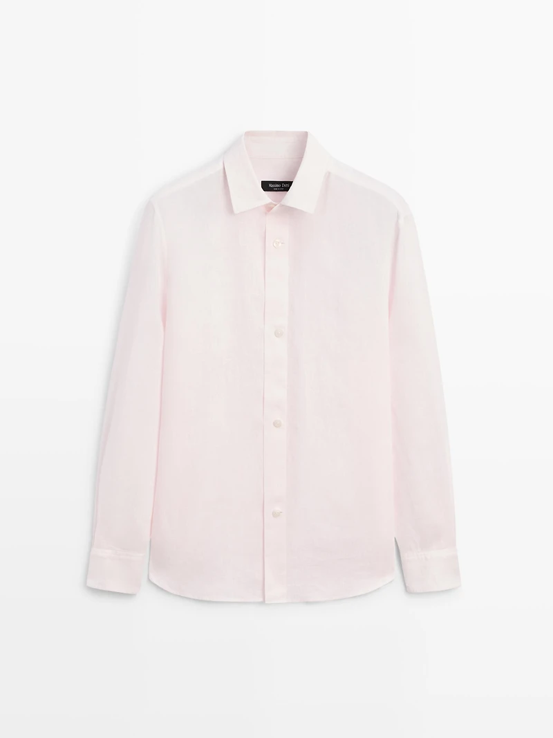 Chemise regular fit 100 % lin