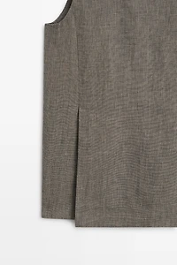 STUDIO textured top with cut-out details