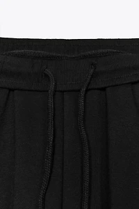 WIDE LEG FLEECE PANTS