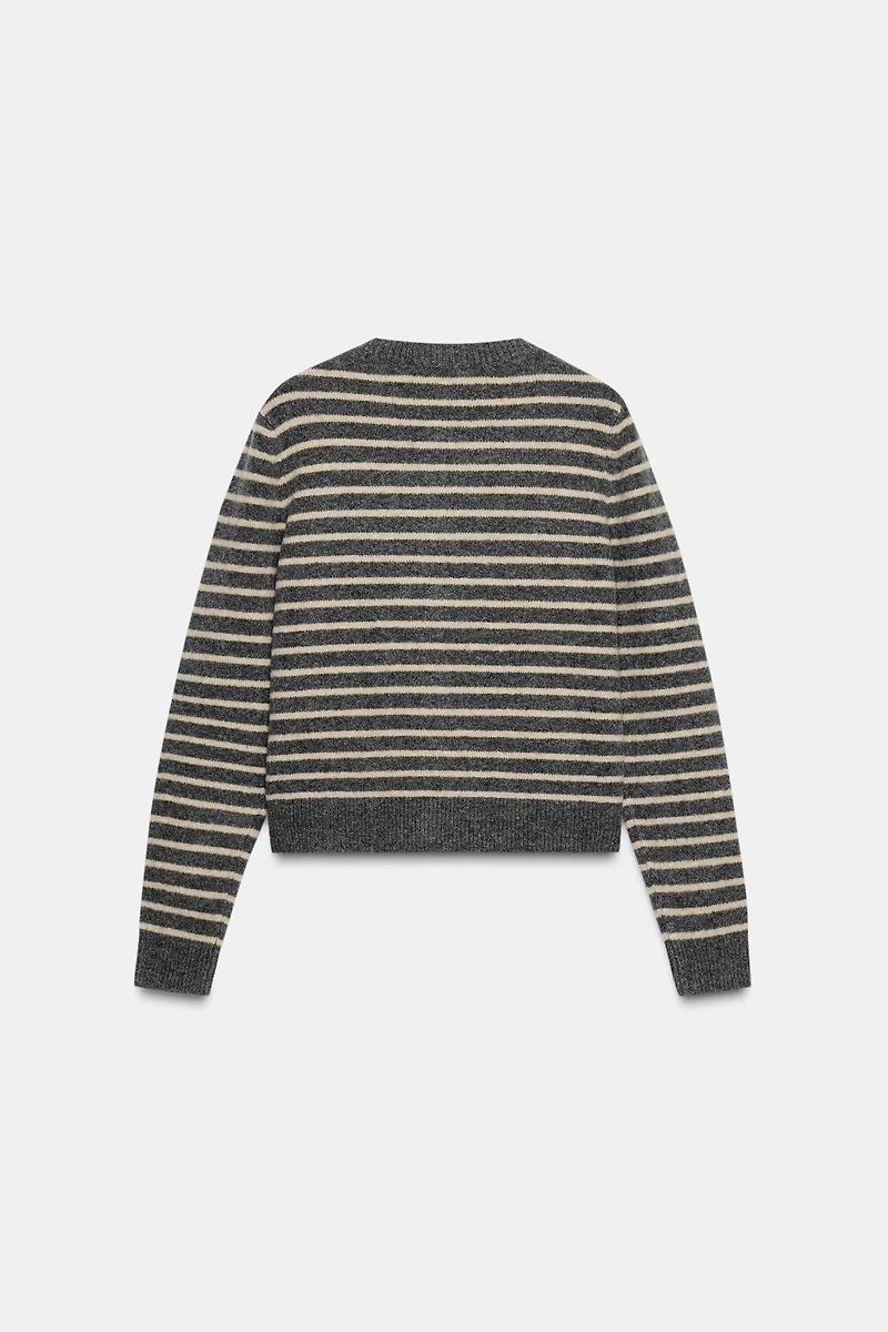 STRIPED CARDIGAN