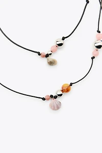 COLLIER LACET MULTIPOSITION FANTAISIE