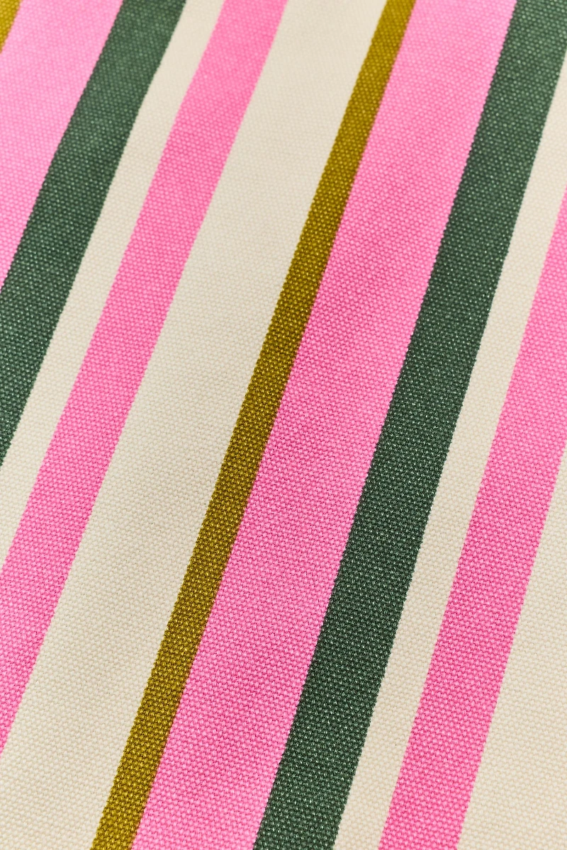 STRIPED CANVAS BAG