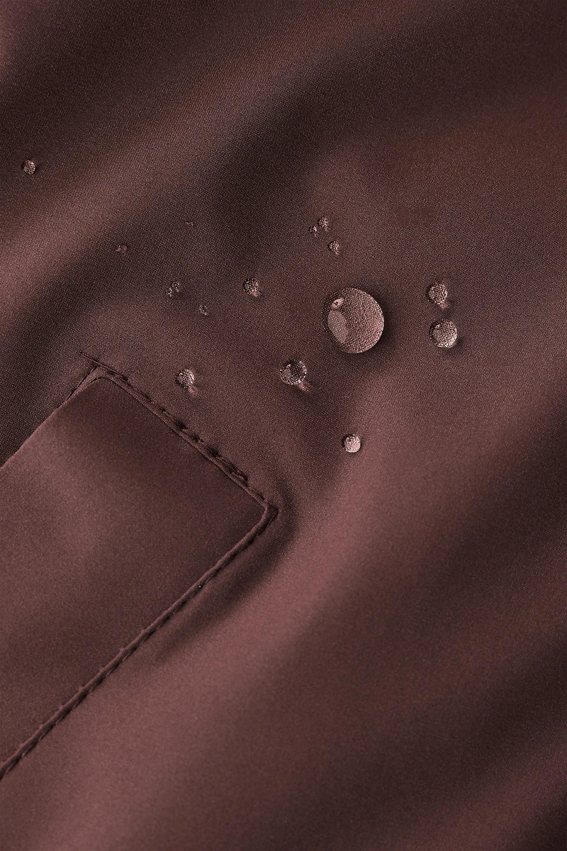 HOODED WATER REPELLENT PUFFER COAT