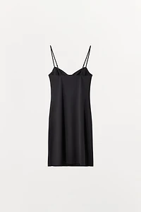 ROBE COURTE À ARCEAUX AVEC POLYAMIDE