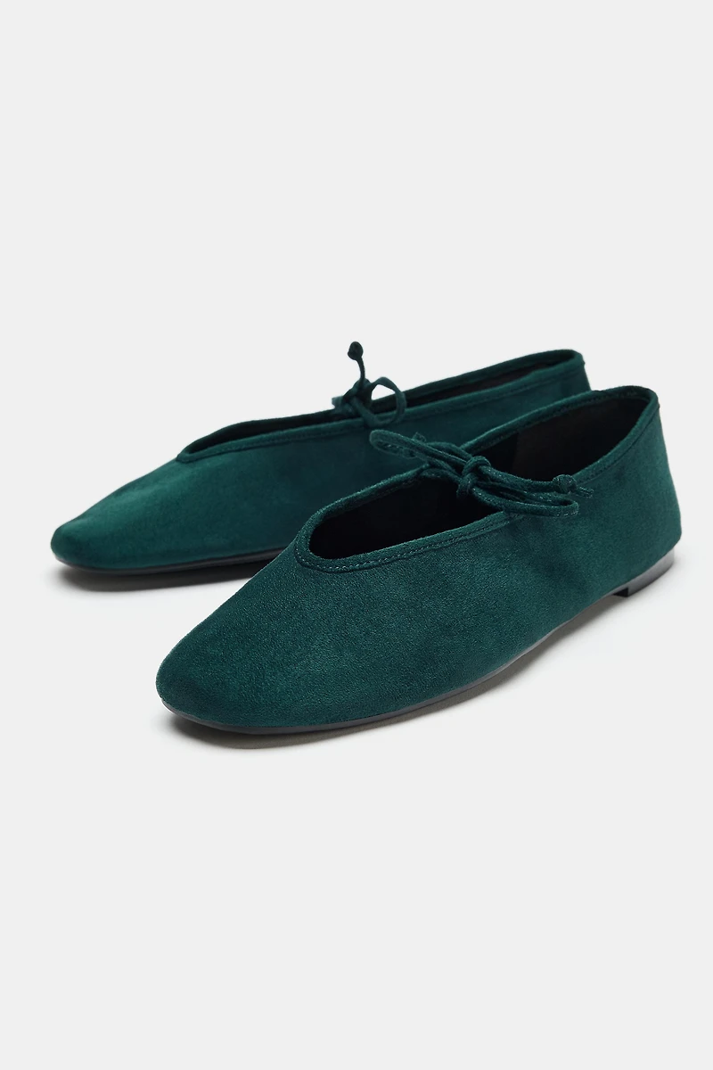 BOW BALLET FLATS