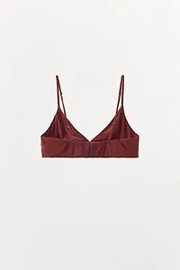 LIMITED EDITION SILK TRIANGLE BRALETTE