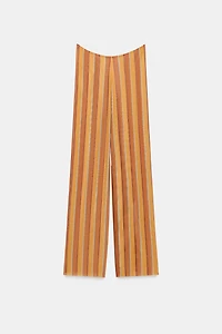 STRIPED TULLE PAREO PANTS