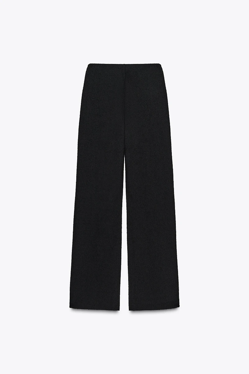 PANTALON BOUCLÉ CONTRASTE