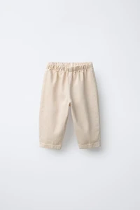 TWILL BAGGY PANTS