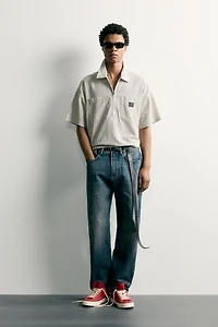 ZIP POLO SHIRT WITH POCKETS