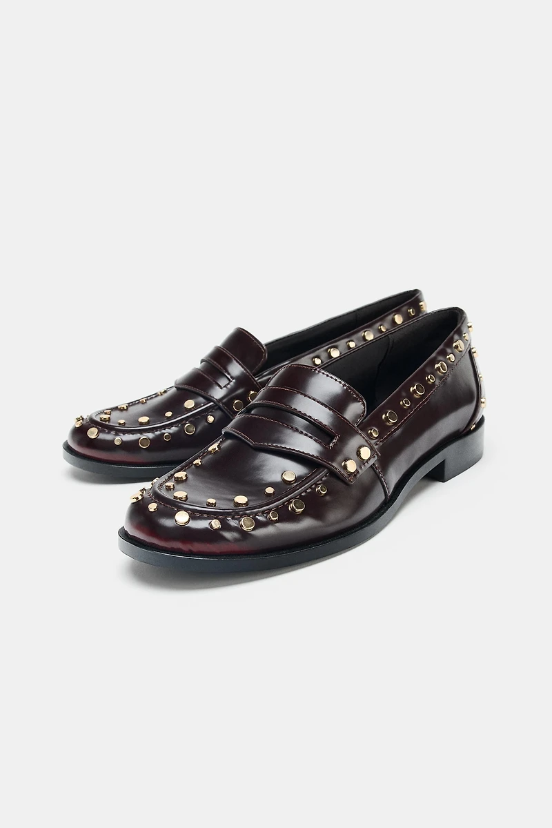 STUDS DETAIL LOAFERS
