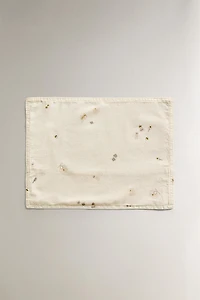 ENSEMBLE DRAPS MINI-LIT BÉBÉ IMPRIMÉ