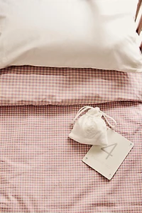 KIDS GINGHAM COTTON DUVET COVER