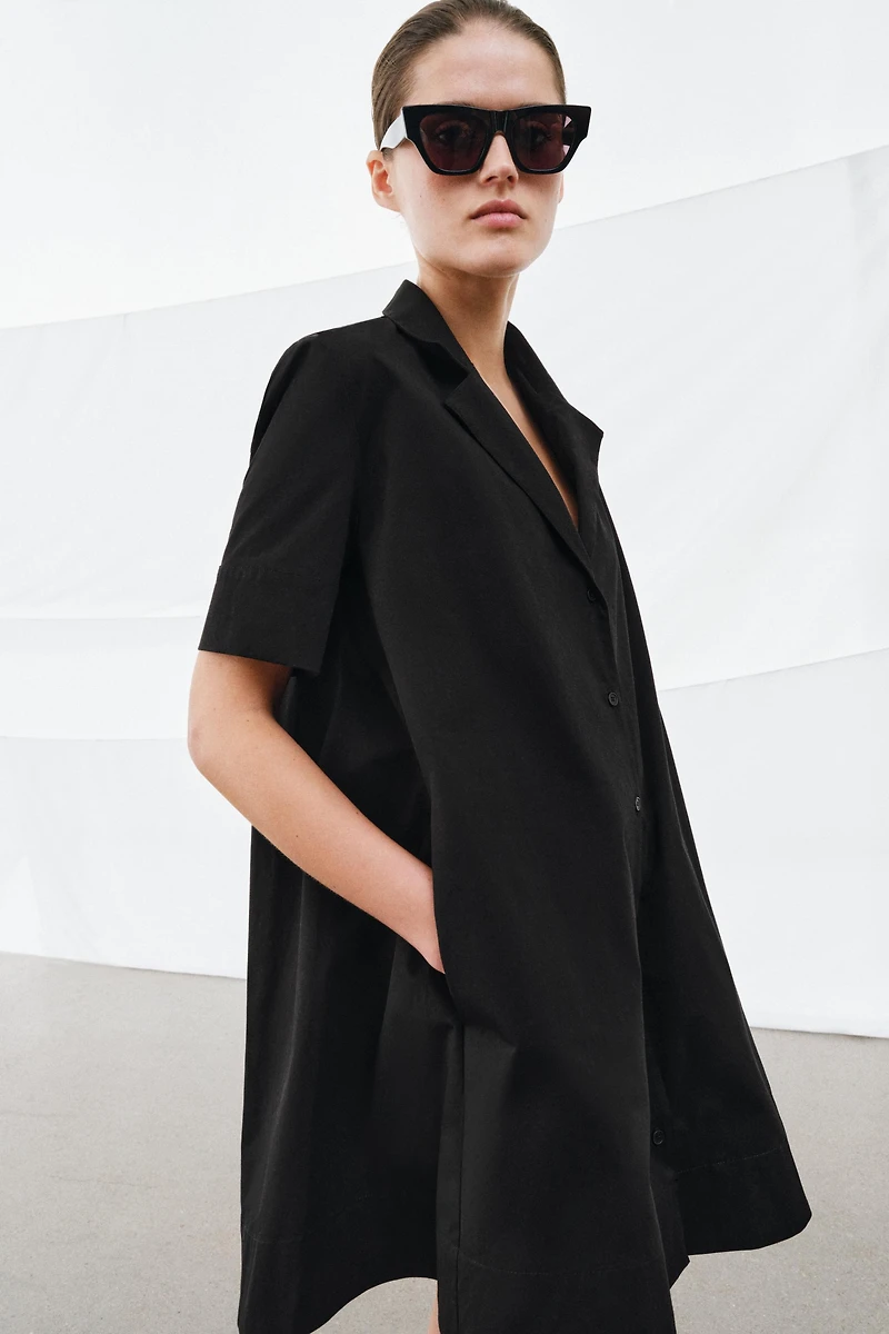ZW COLLECTION POPLIN MINI DRESS