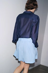 100% LINEN SHORTS ZW COLLECTION
