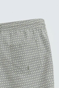 GEOMETRIC PRINT MID-LENGTH SWIMSUIT