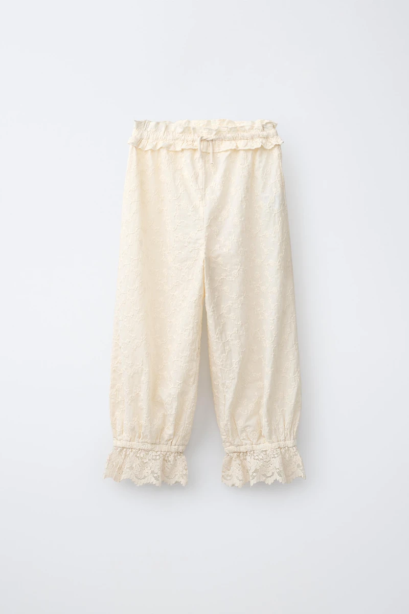 PANTALON BOUFFANT BRODÉ