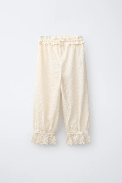 PANTALON BOUFFANT BRODÉ