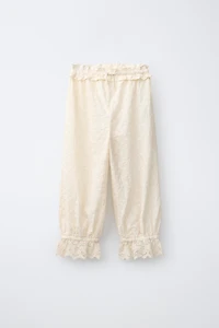 PANTALON BOUFFANT BRODÉ