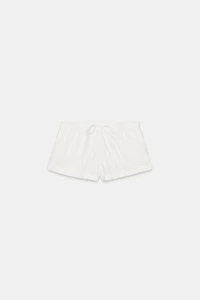 NYLON SHORTS WITH CUFFED HEM